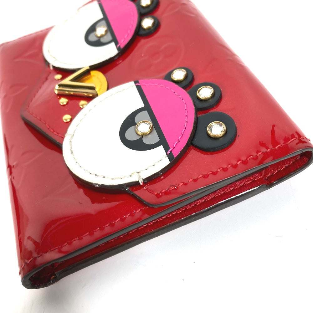 LOUIS VUITTON Trifold wallet M62317 Monogram Vernis Red Monogram Vernis Portefeuille Victorine