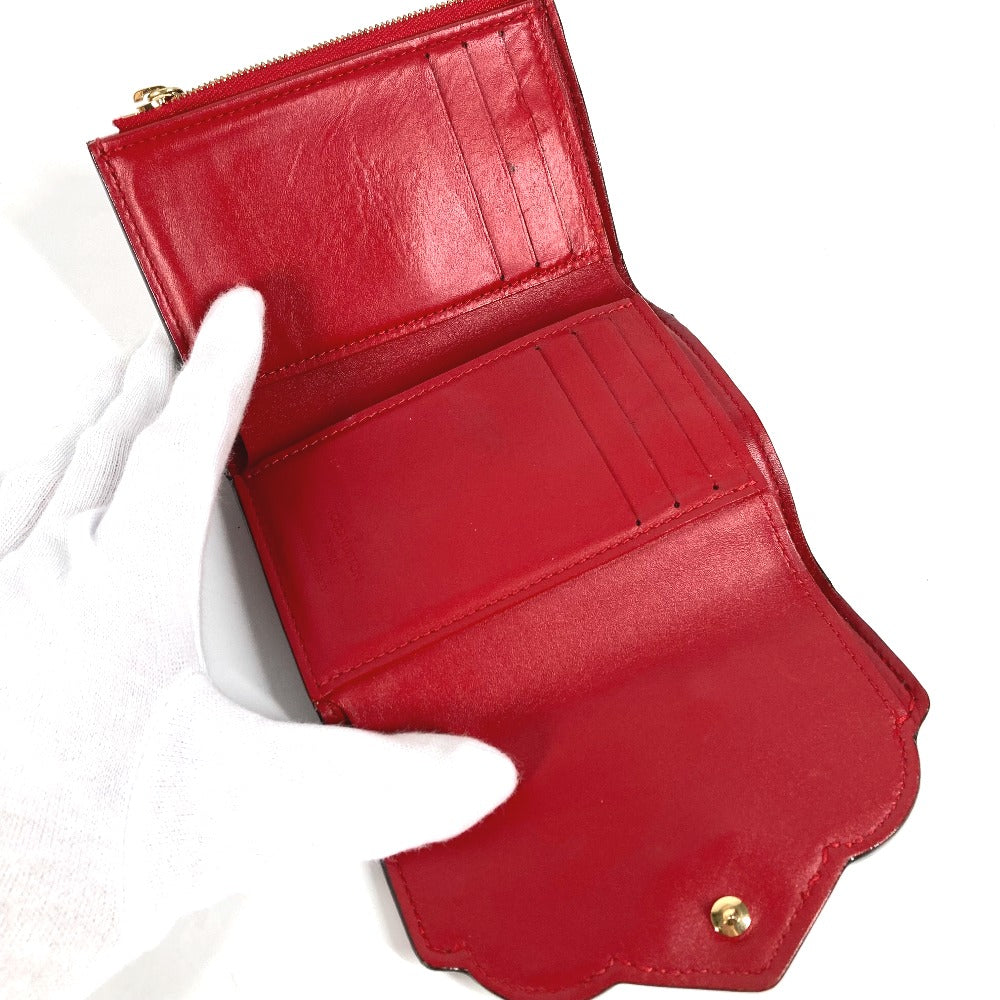 LOUIS VUITTON Trifold wallet M62317 Monogram Vernis Red Monogram Vernis Portefeuille Victorine