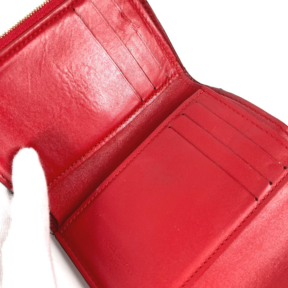 LOUIS VUITTON Trifold wallet M62317 Monogram Vernis Red Monogram Vernis Portefeuille Victorine