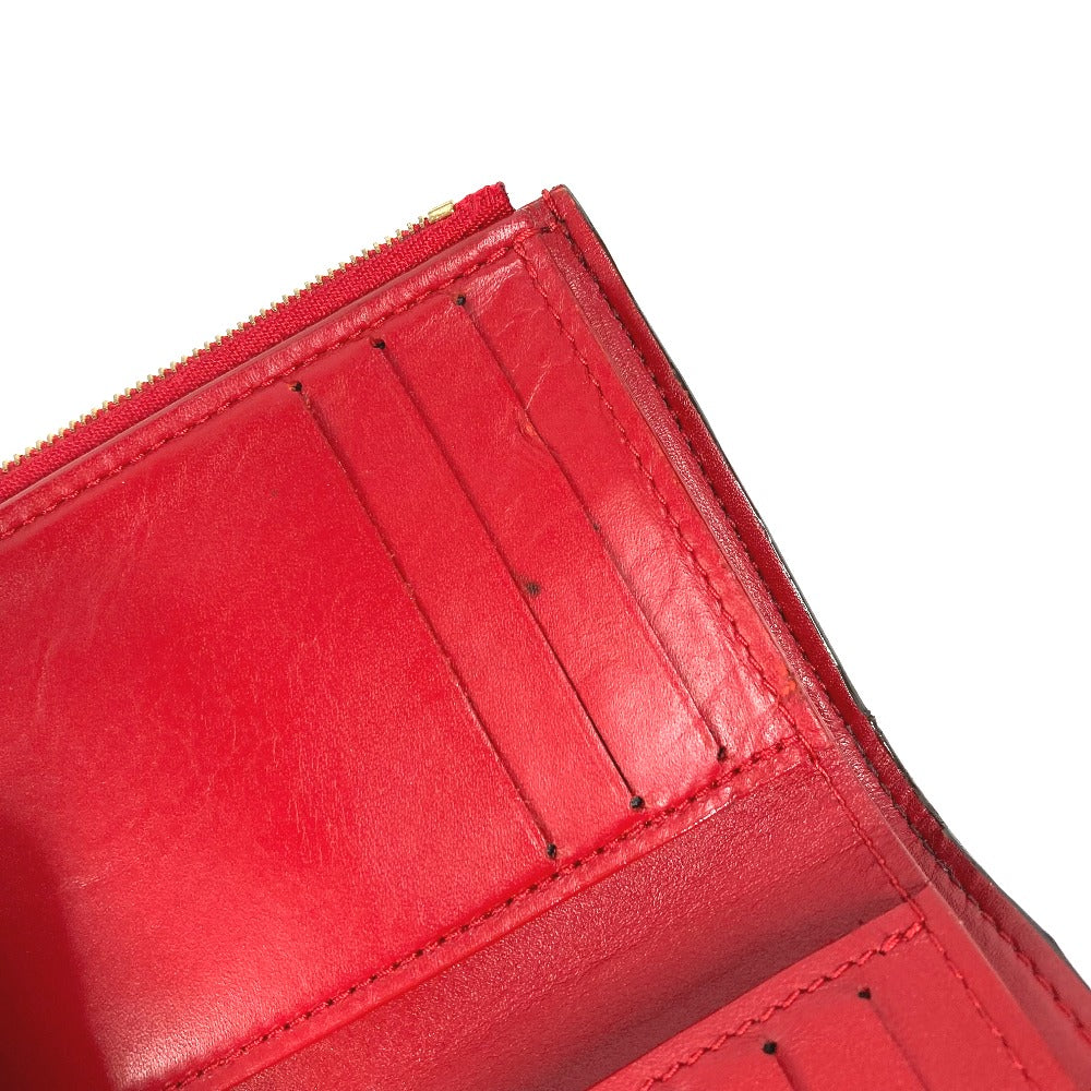LOUIS VUITTON Trifold wallet M62317 Monogram Vernis Red Monogram Vernis Portefeuille Victorine