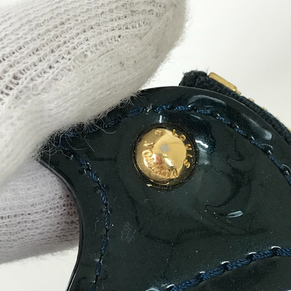 LOUIS VUITTON Coin case M91405 Monogram Vernis green Monogram Vernis Pochette Oiseau
