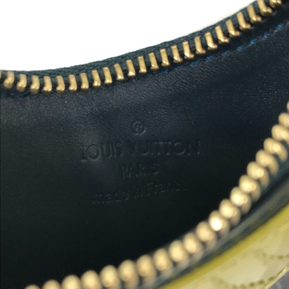 LOUIS VUITTON Coin case M91405 Monogram Vernis green Monogram Vernis Pochette Oiseau