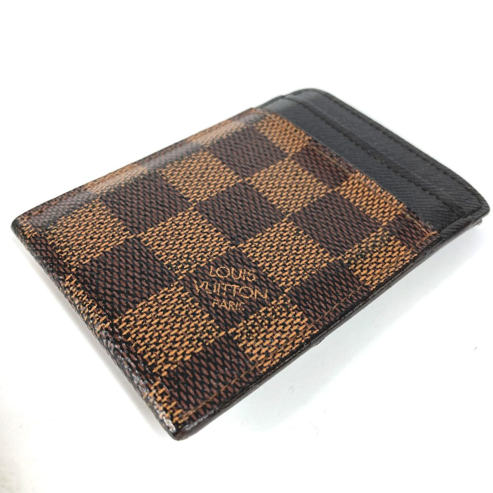 LOUIS VUITTON Card Case N61209 Damier canvas Brown Damier Porte Cartes Pance