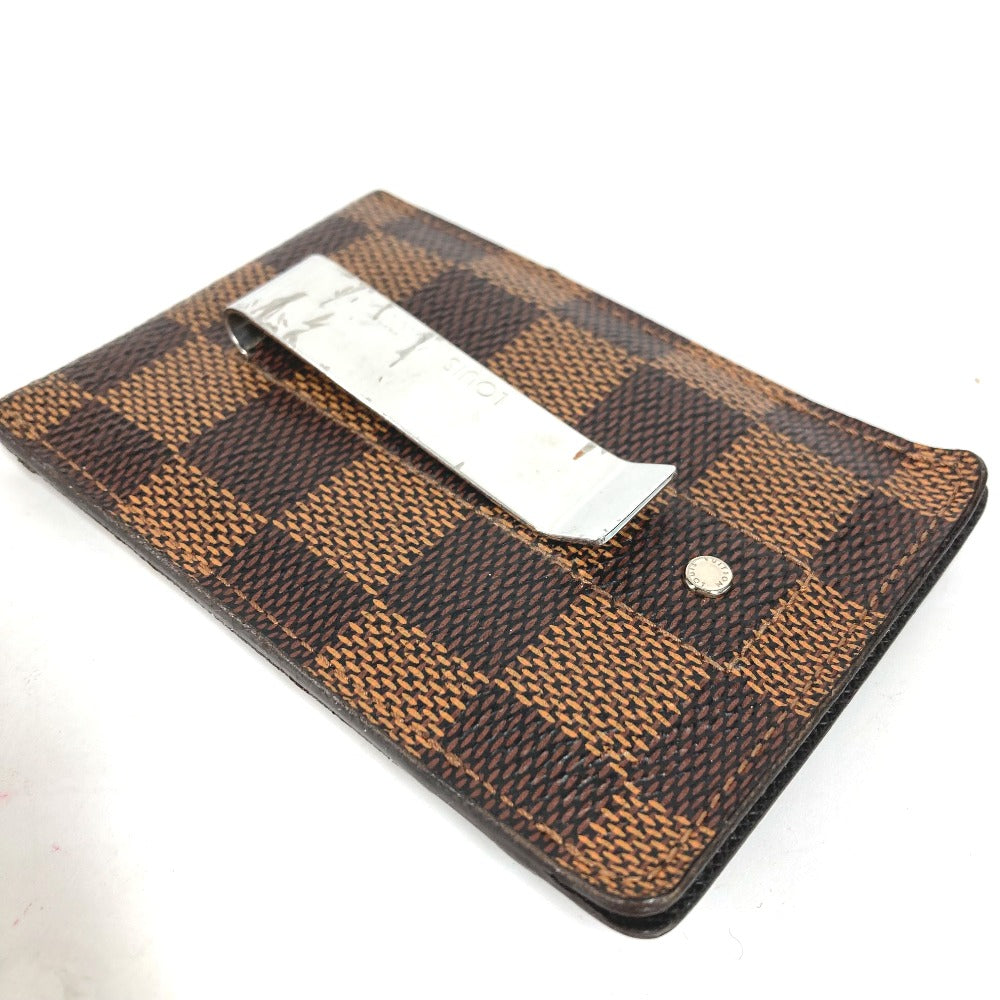 LOUIS VUITTON Card Case N61209 Damier canvas Brown Damier Porte Cartes Pance