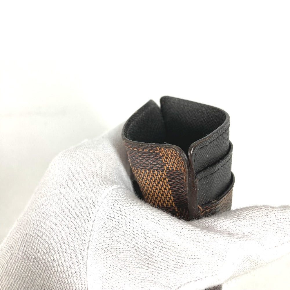 LOUIS VUITTON Card Case N61209 Damier canvas Brown Damier Porte Cartes Pance