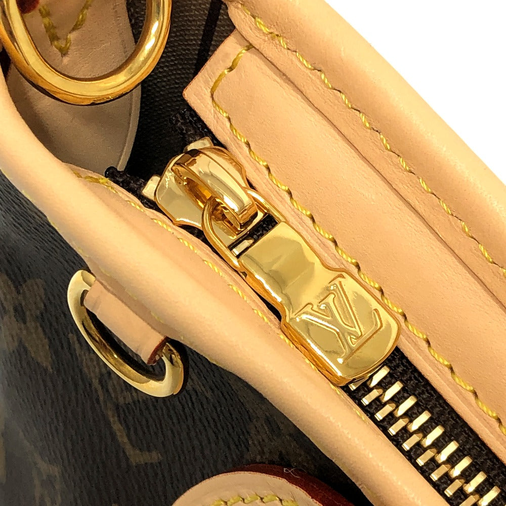 LOUIS VUITTON Handbag M46705 Monogram canvas Brown Tote Shoulder Bag Neverfull BB Women Used Authentic