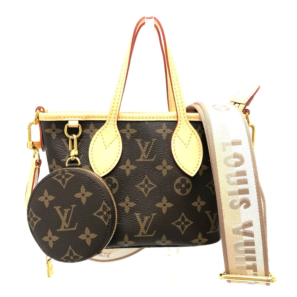 LOUIS VUITTON Handbag M46705 Monogram canvas Brown Tote Shoulder Bag Neverfull BB Women Used Authentic