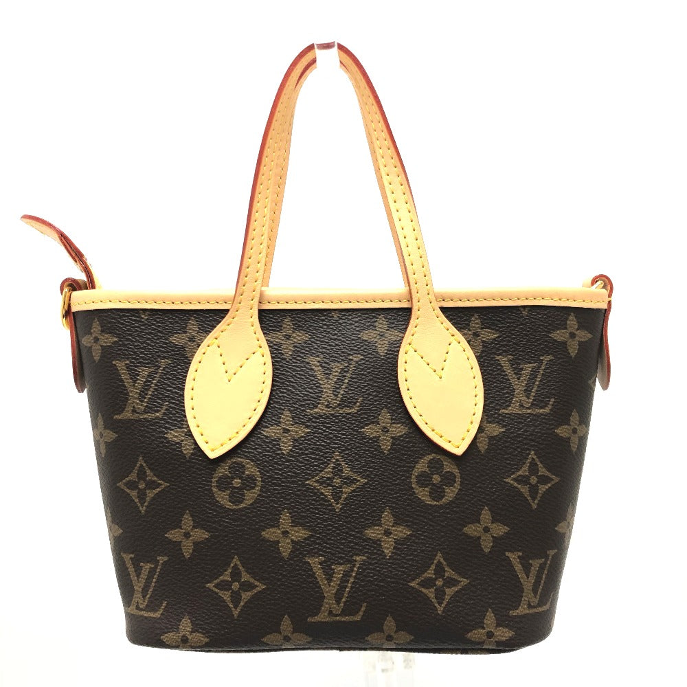 LOUIS VUITTON Handbag M46705 Monogram canvas Brown Tote Shoulder Bag Neverfull BB Women Used Authentic