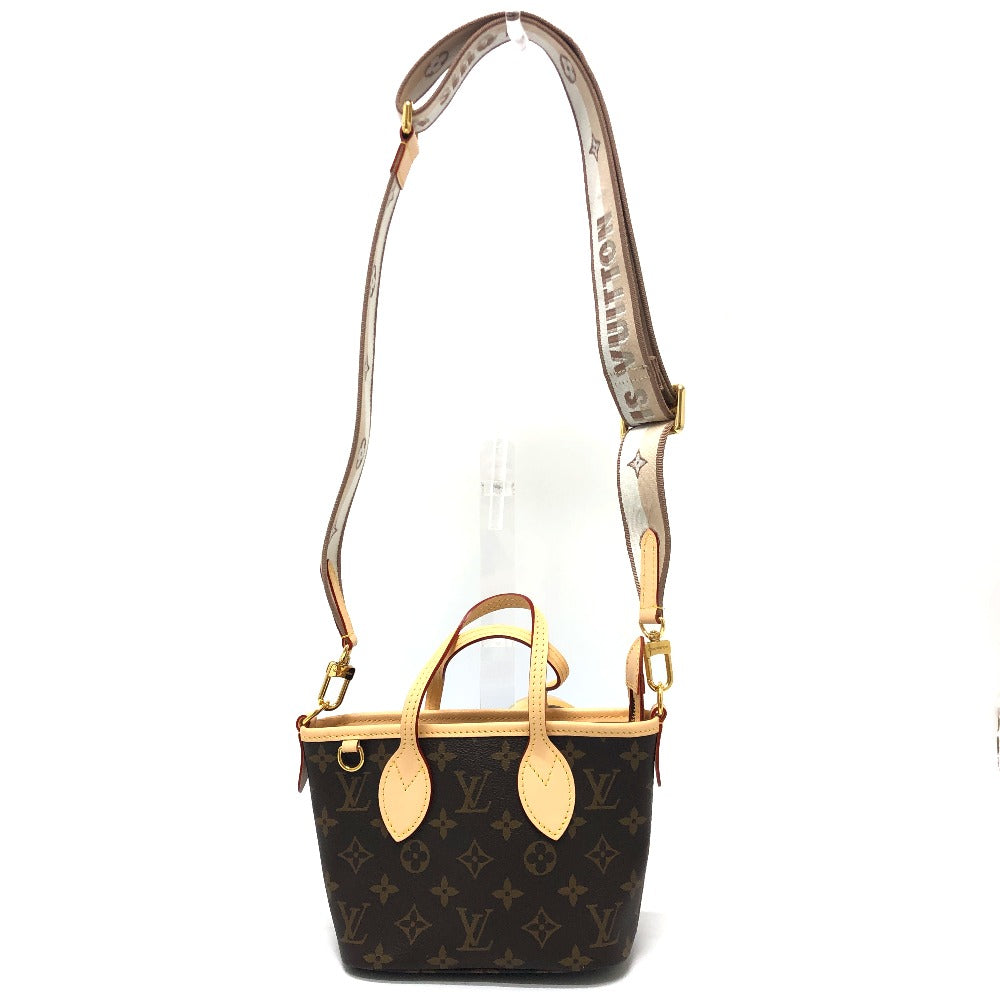 LOUIS VUITTON Handbag M46705 Monogram canvas Brown Tote Shoulder Bag Neverfull BB Women Used Authentic