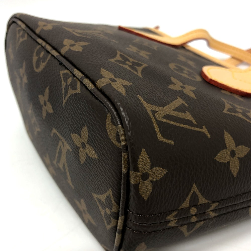 LOUIS VUITTON Handbag M46705 Monogram canvas Brown Tote Shoulder Bag Neverfull BB Women Used Authentic