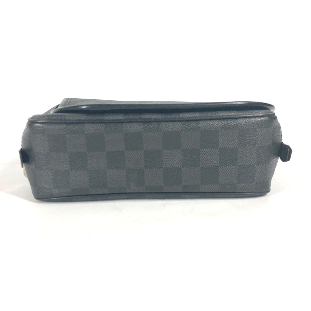 LOUIS VUITTON Pouch N41419 Damier Grafitto Canvas black Damier Grafitte Truth Suspendable