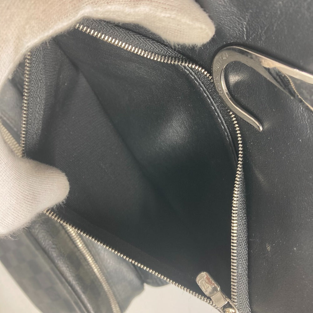 LOUIS VUITTON Pouch N41419 Damier Grafitto Canvas black Damier Grafitte Truth Suspendable