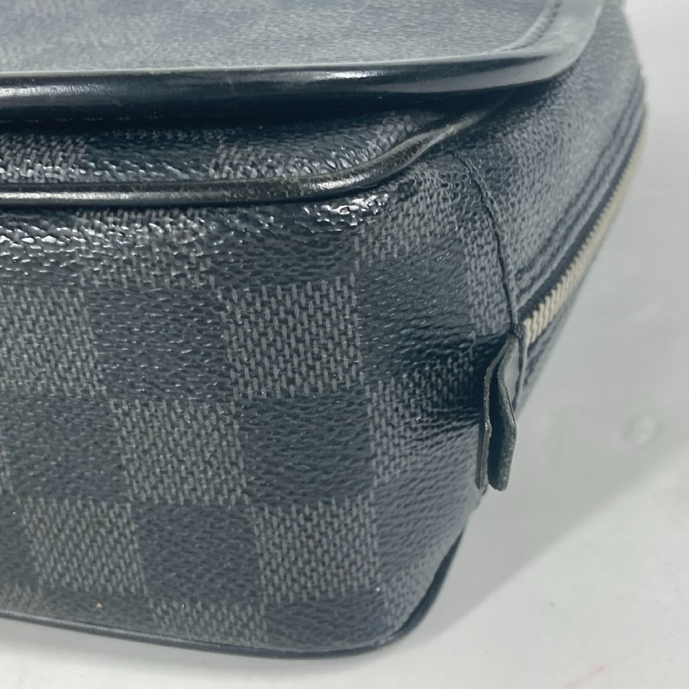 LOUIS VUITTON Pouch N41419 Damier Grafitto Canvas black Damier Grafitte Truth Suspendable