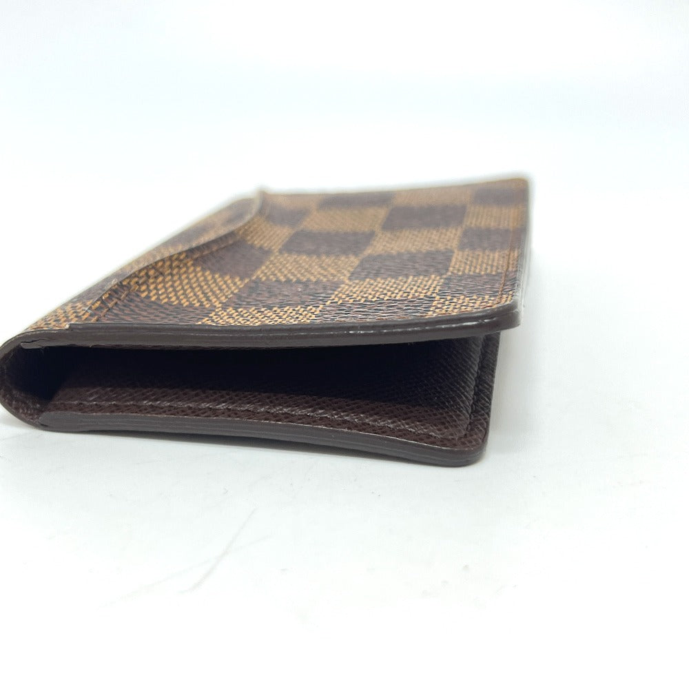 LOUIS VUITTON Card Case M60502 Damier canvas Brown Organizer De Poch