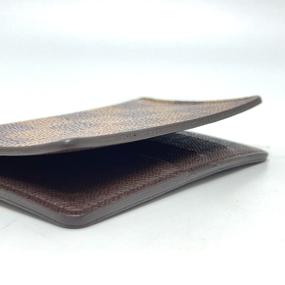 LOUIS VUITTON Card Case M60502 Damier canvas Brown Organizer De Poch