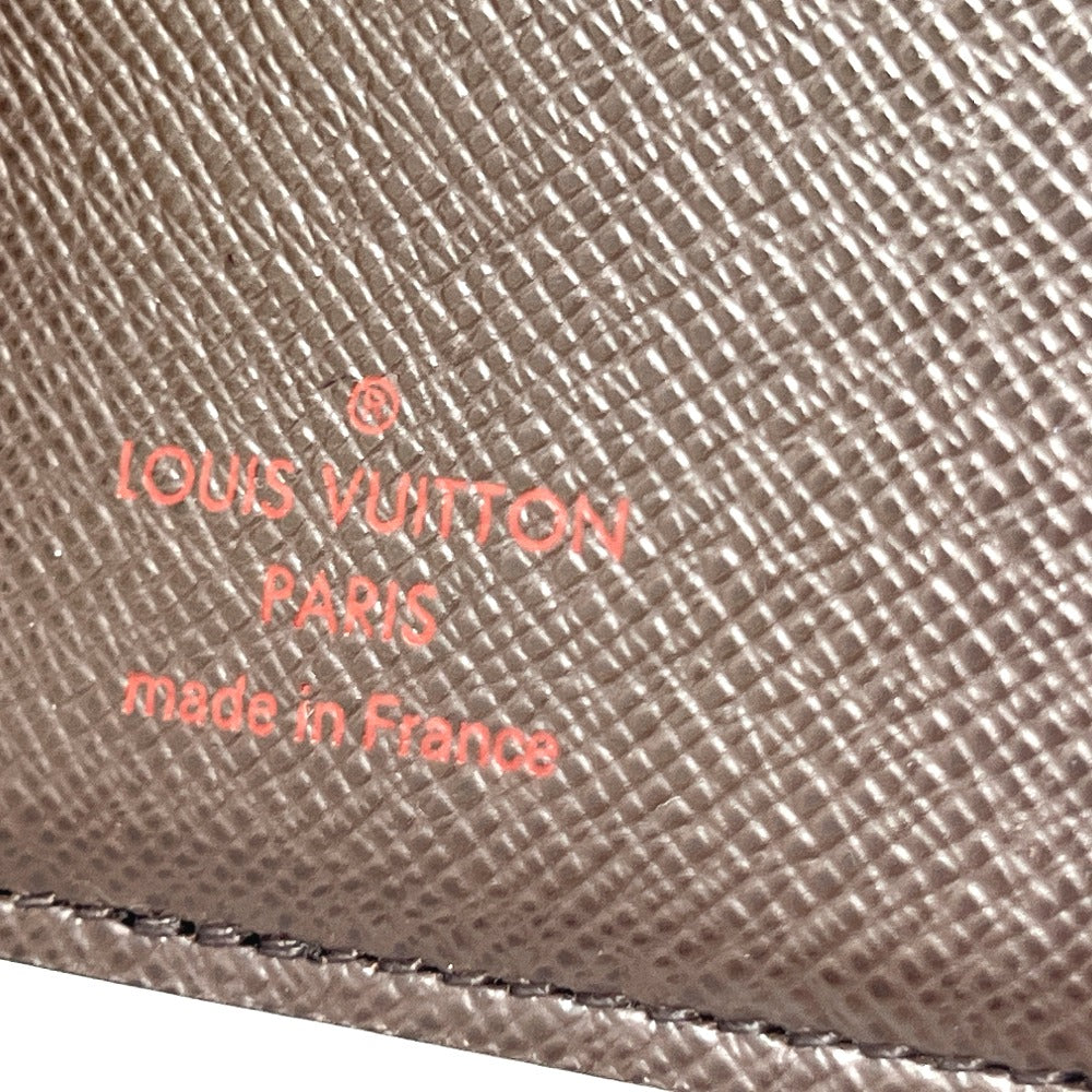 LOUIS VUITTON Card Case M60502 Damier canvas Brown Organizer De Poch