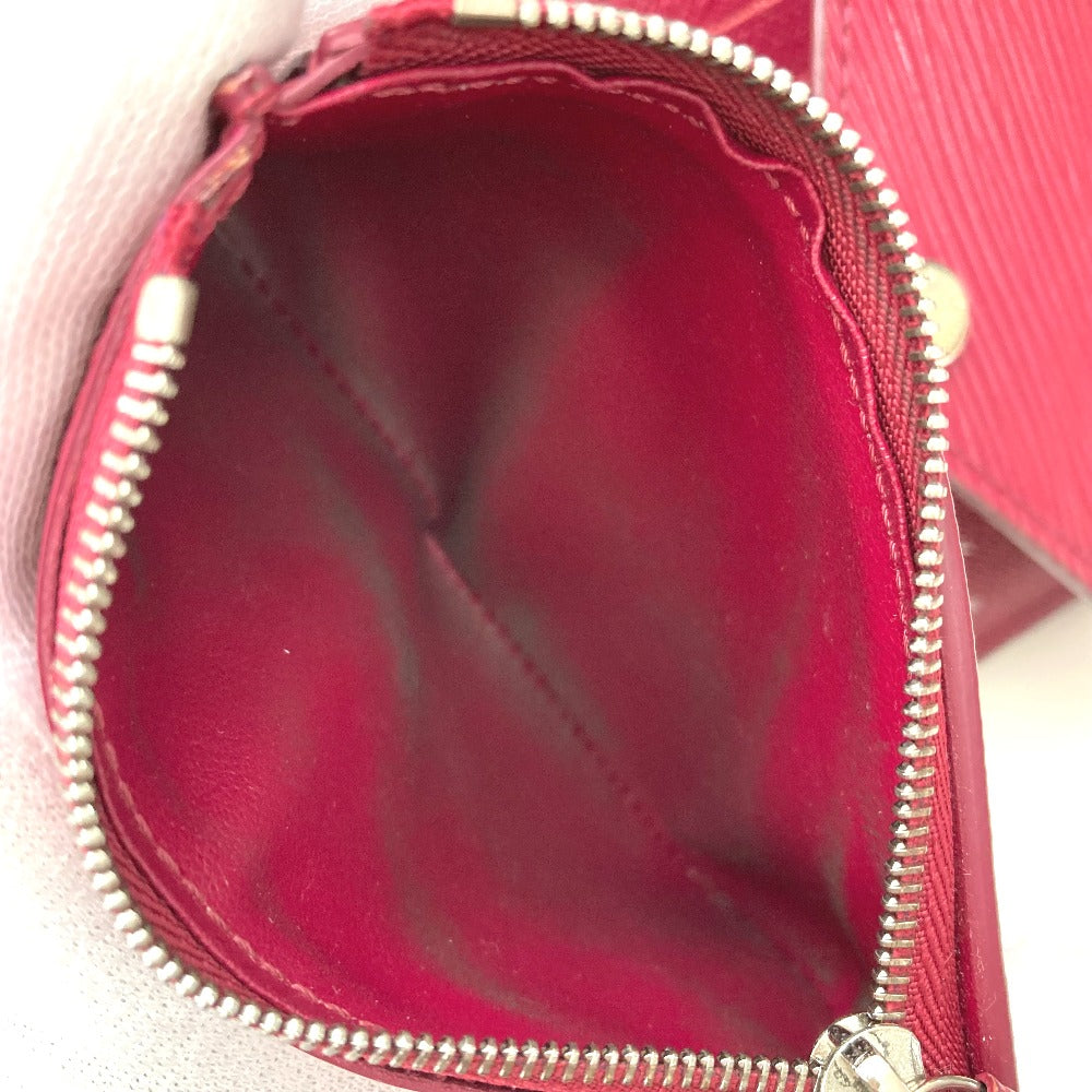 LOUIS VUITTON Trifold wallet M62171 Epi Leather purple Epi Portefeuille Victorine Women Used Authentic