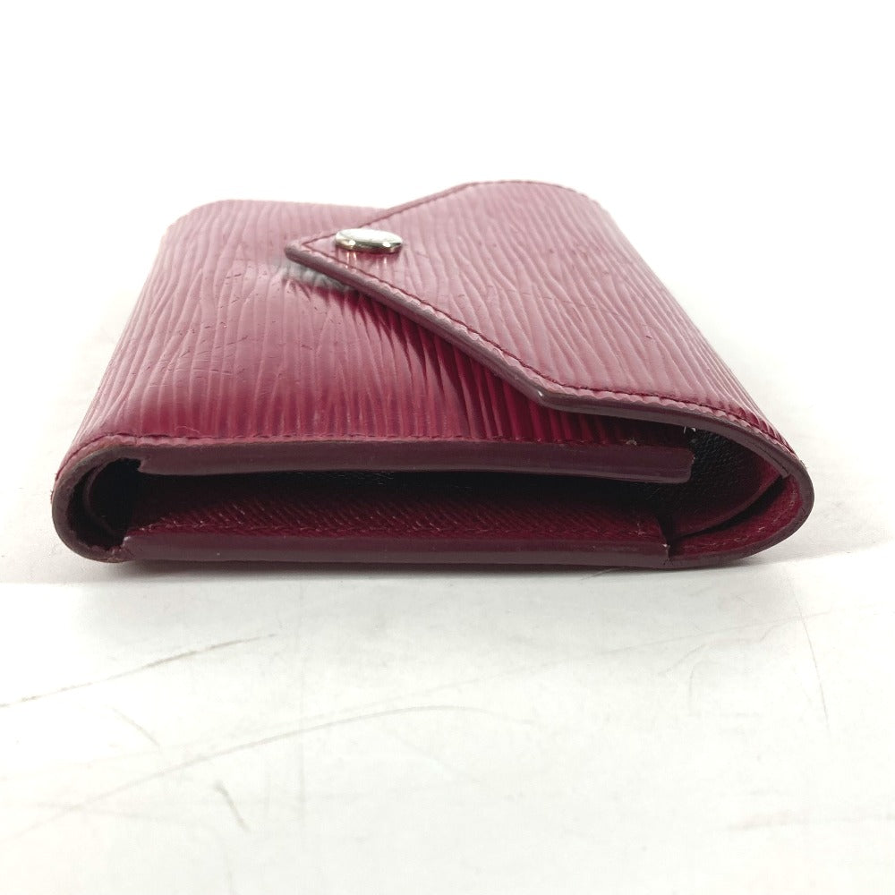 LOUIS VUITTON Trifold wallet M62171 Epi Leather purple Epi Portefeuille Victorine Women Used Authentic