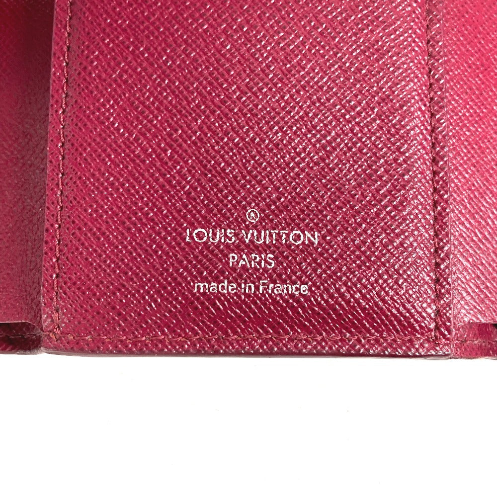 LOUIS VUITTON Trifold wallet M62171 Epi Leather purple Epi Portefeuille Victorine Women Used Authentic