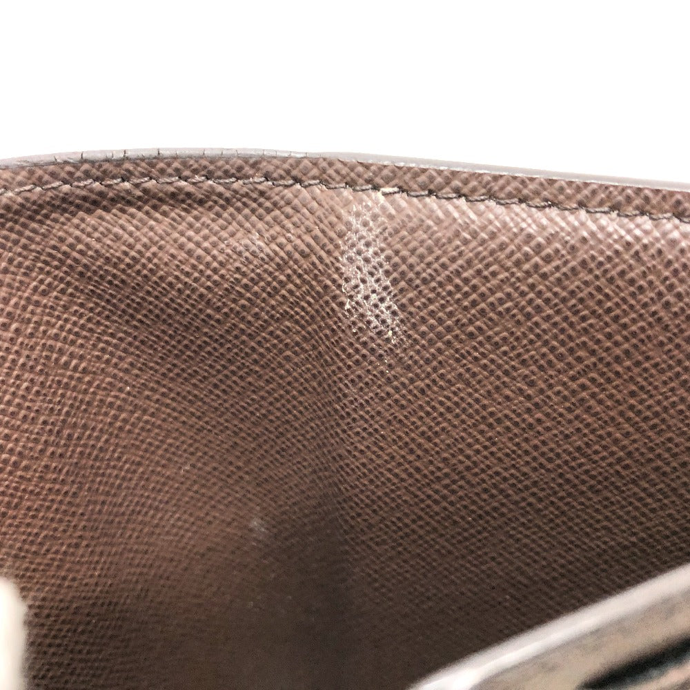 LOUIS VUITTON Folded wallet N60043 Damier canvas Brown Portefeuille Normandy