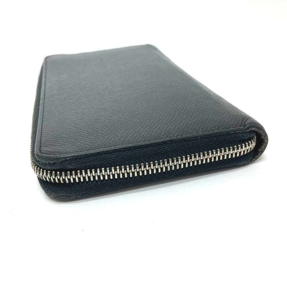 LOUIS VUITTON Long Wallet Purse M30056 Taiga Leather black Zippy Organizer NM