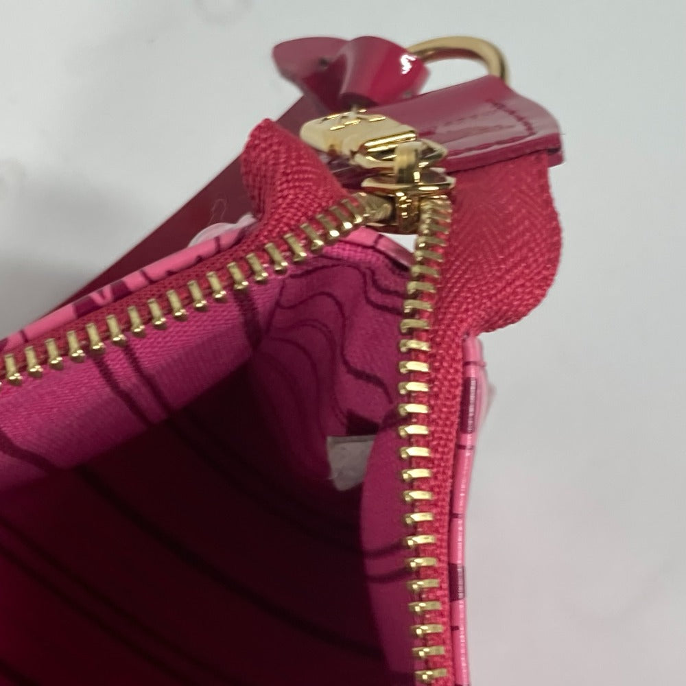 LOUIS VUITTON Accessory pouch M93166 PVC / Leather pink Cosmic Blossom Pochette Cosmic Women Used Authentic