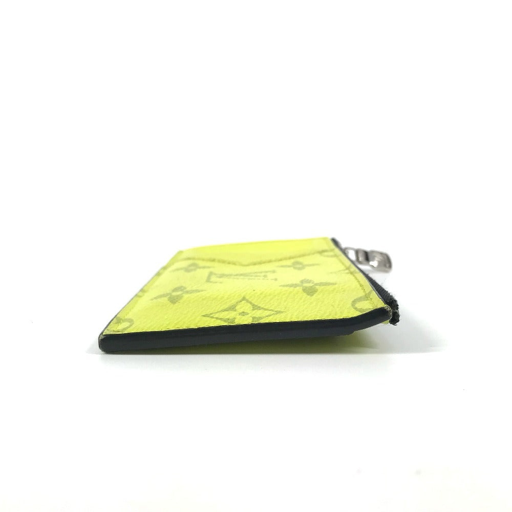 LOUIS VUITTON Coin case M30950 Taiga Leather, Monogram Canvas yellow Taigalama Coin card holder