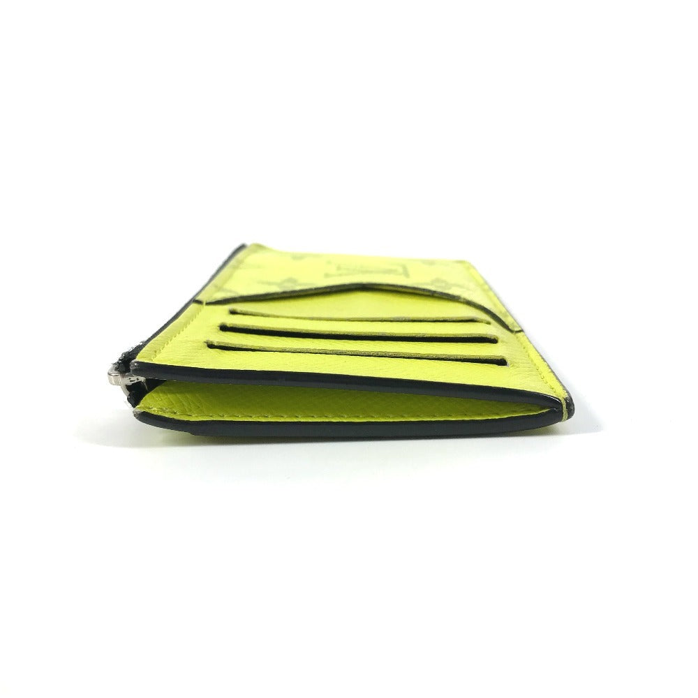 LOUIS VUITTON Coin case M30950 Taiga Leather, Monogram Canvas yellow Taigalama Coin card holder