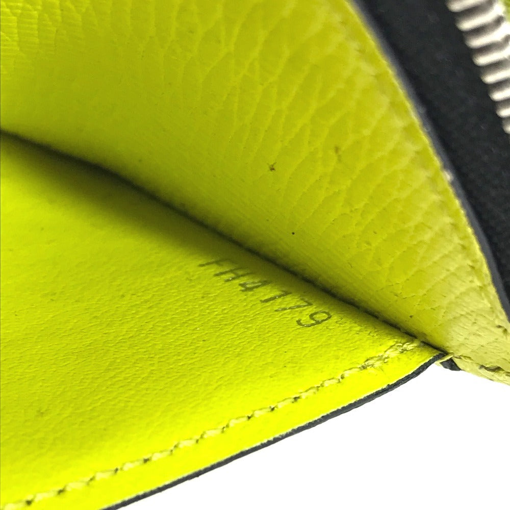 LOUIS VUITTON Coin case M30950 Taiga Leather, Monogram Canvas yellow Taigalama Coin card holder