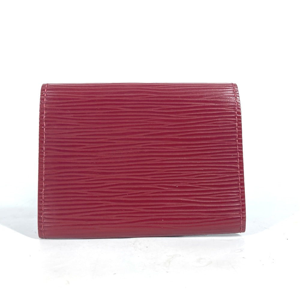 LOUIS VUITTON Card Case M8658M Epi Leather Red Epi Anneveld Cult de Visit