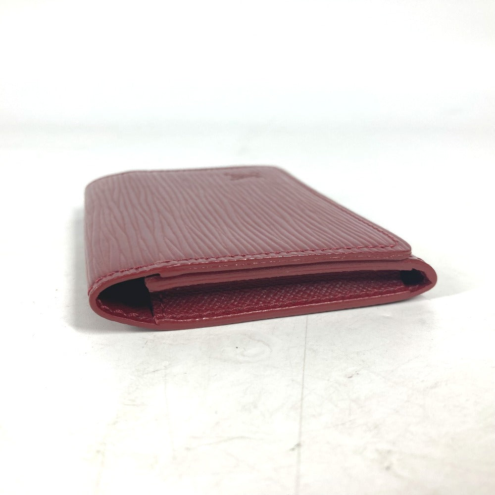 LOUIS VUITTON Card Case M8658M Epi Leather Red Epi Anneveld Cult de Visit