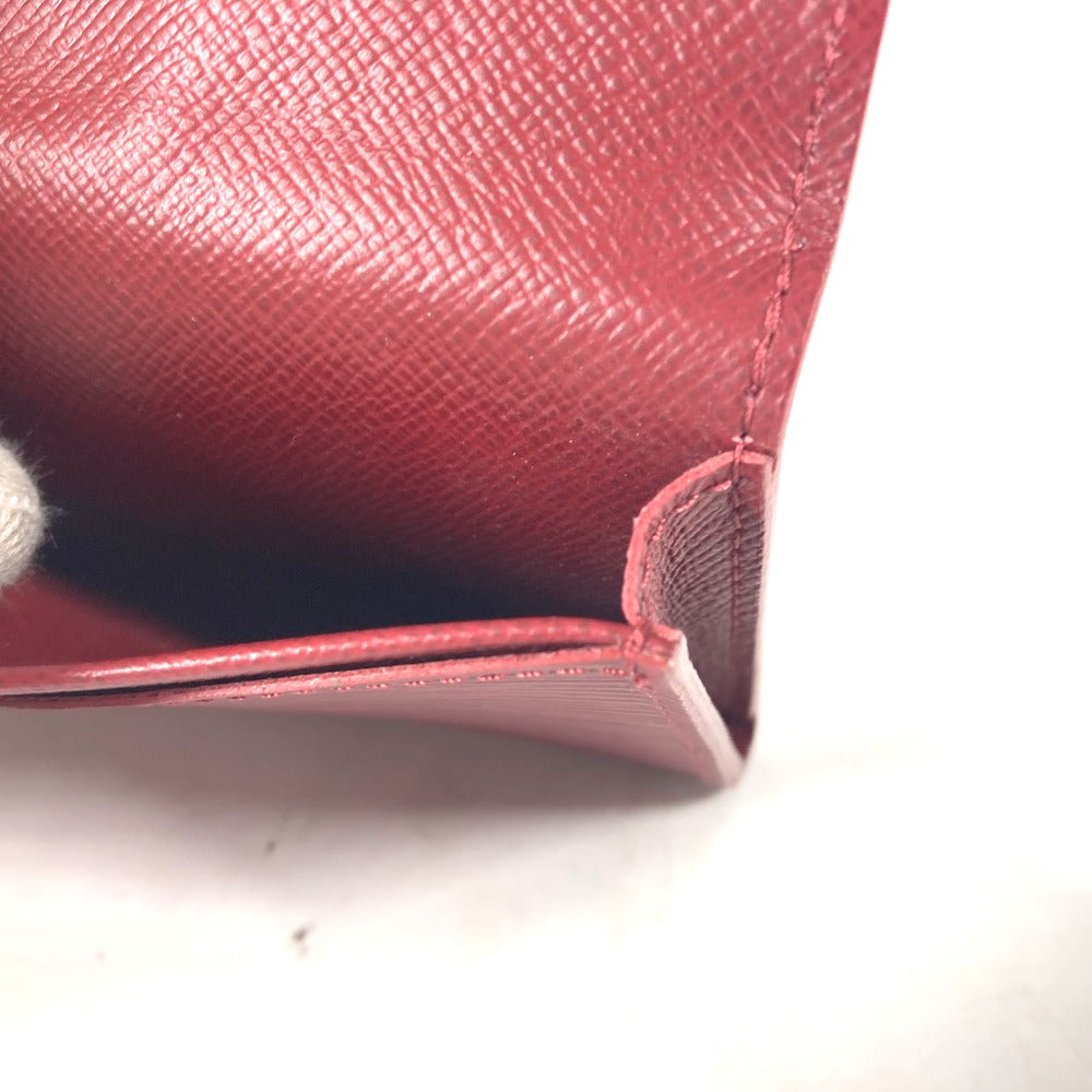 LOUIS VUITTON Card Case M8658M Epi Leather Red Epi Anneveld Cult de Visit