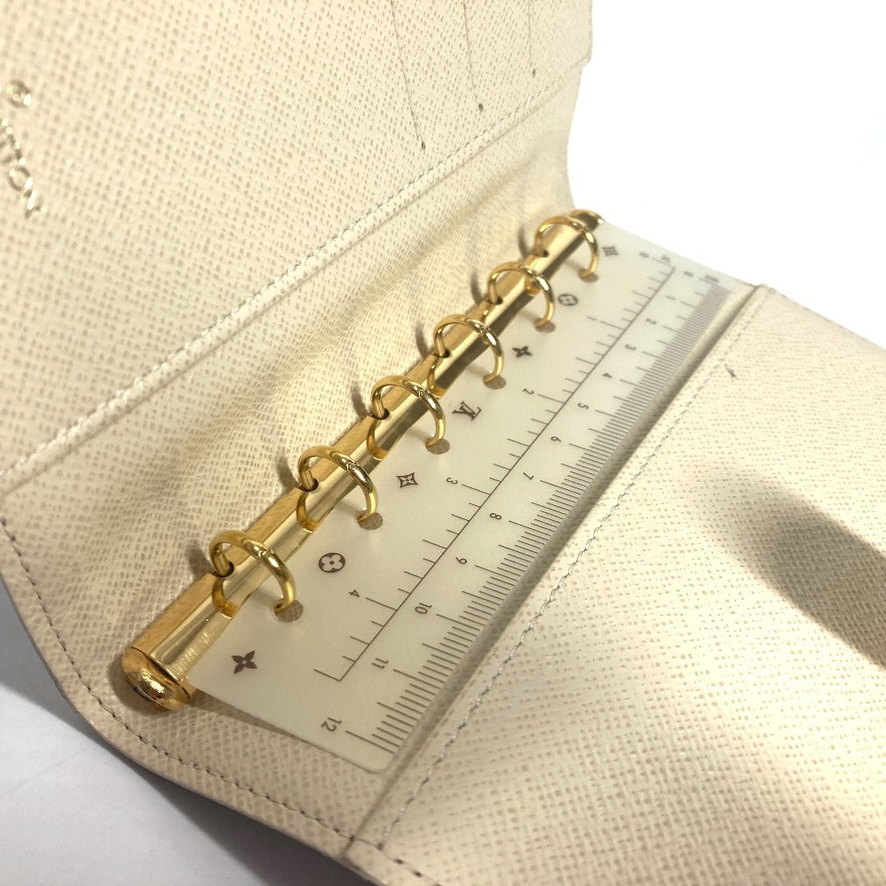 LOUIS VUITTON Notebook cover R20968 Damier canvas Brown Damier Agenda PM Trunk Pattern