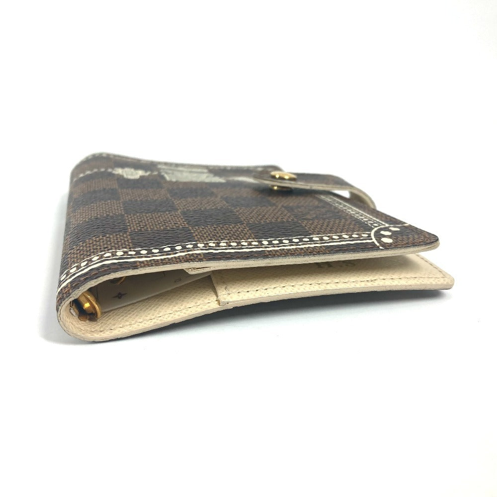LOUIS VUITTON Notebook cover R20968 Damier canvas Brown Damier Agenda PM Trunk Pattern