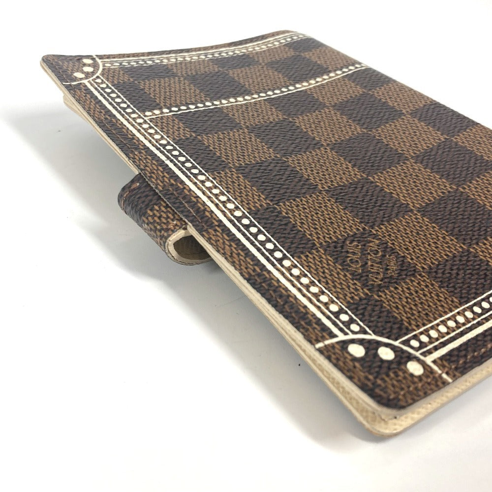 LOUIS VUITTON Notebook cover R20968 Damier canvas Brown Damier Agenda PM Trunk Pattern