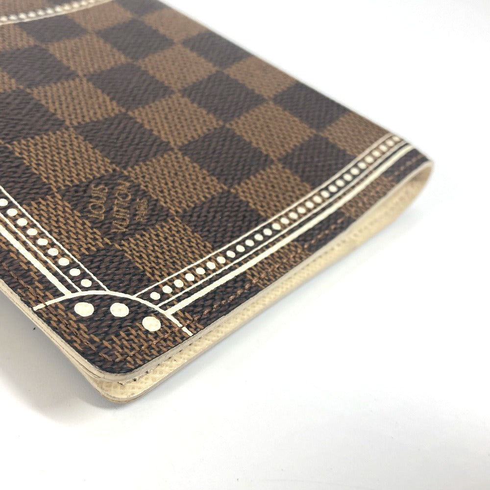 LOUIS VUITTON Notebook cover R20968 Damier canvas Brown Damier Agenda PM Trunk Pattern