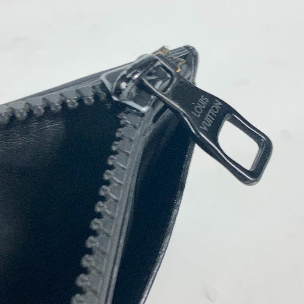 LOUIS VUITTON Coin case M81314 leather blue Coin card holder