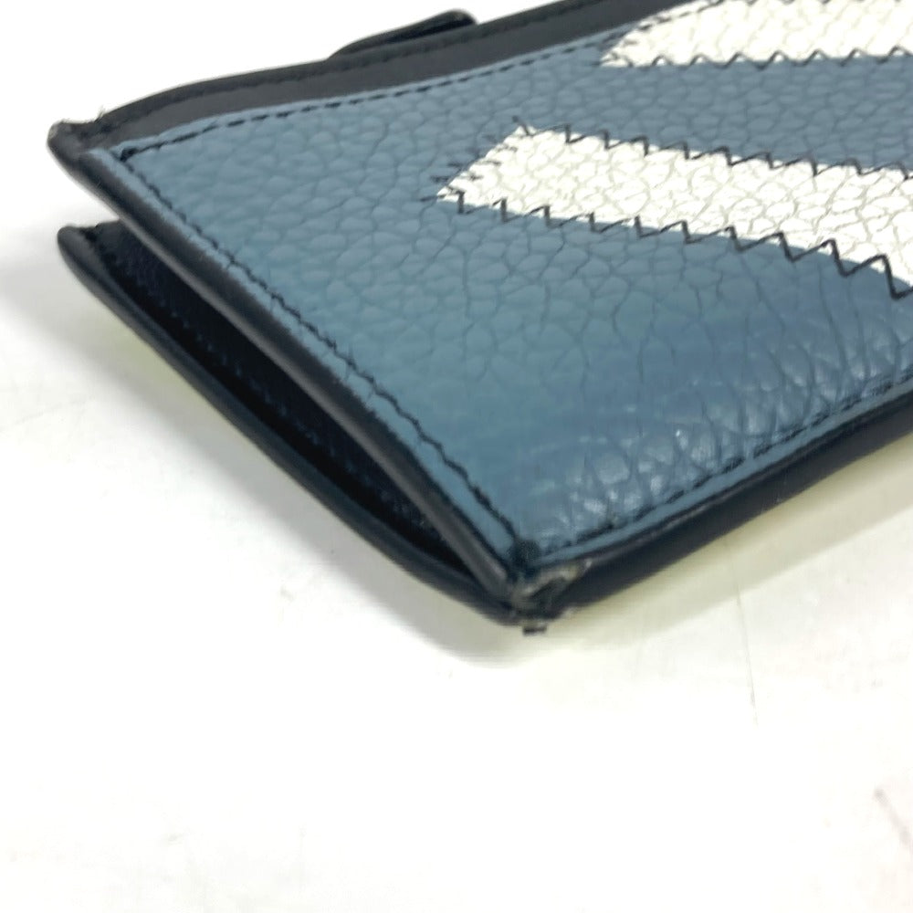 LOUIS VUITTON Coin case M81314 leather blue Coin card holder