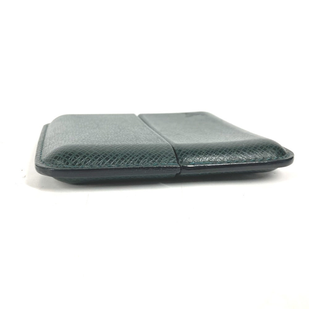 LOUIS VUITTON Cigarette case M30734 Taiga Leather green Taiga Etui 10 cigarillos