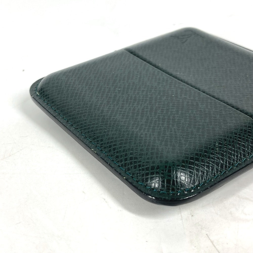 LOUIS VUITTON Cigarette case M30734 Taiga Leather green Taiga Etui 10 cigarillos