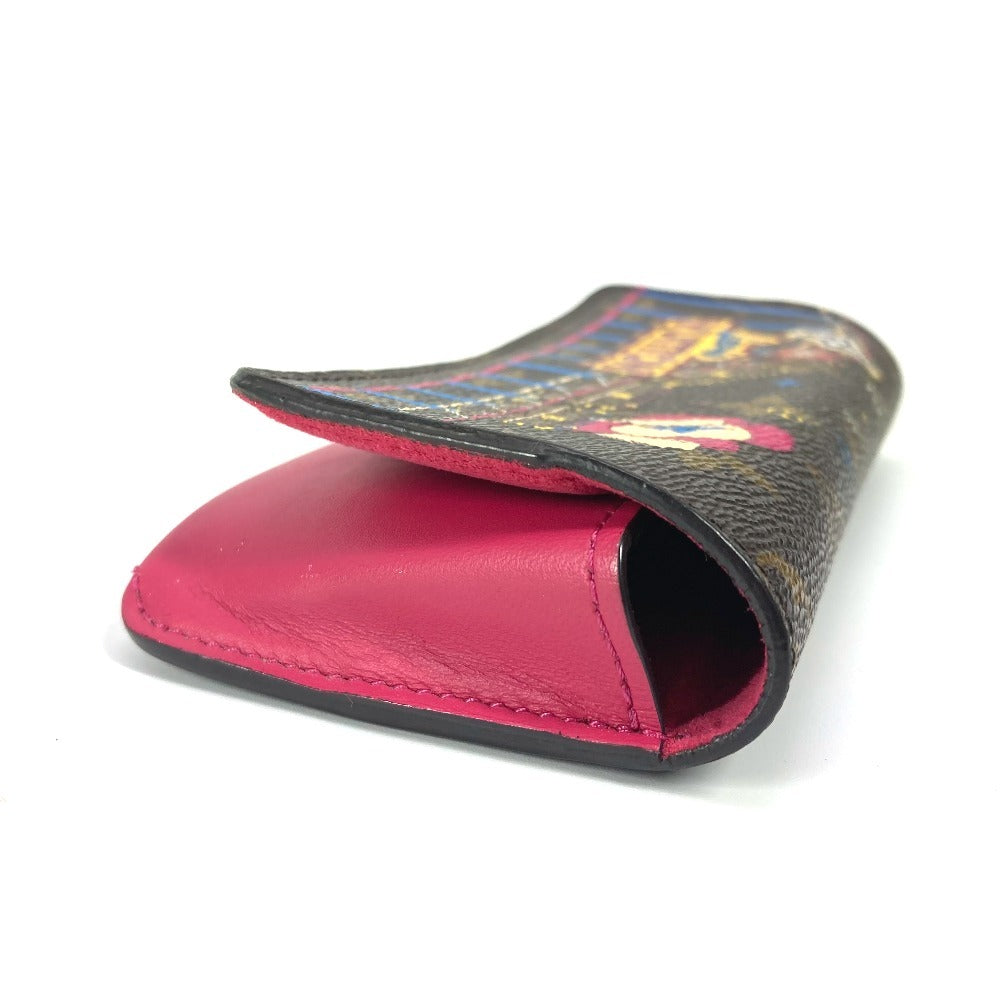LOUIS VUITTON glasses case GI0538 Monogram canvas multicolor Monogram Vivienne Etui Lunette Woody