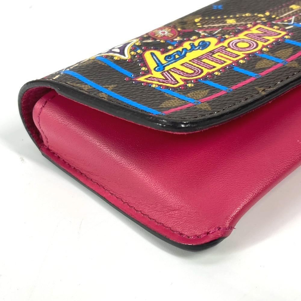LOUIS VUITTON glasses case GI0538 Monogram canvas multicolor Monogram Vivienne Etui Lunette Woody
