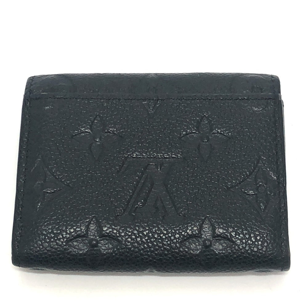 LOUIS VUITTON Trifold wallet M62935 Monogram Ann Platt Leather black Portefeuille Zoe