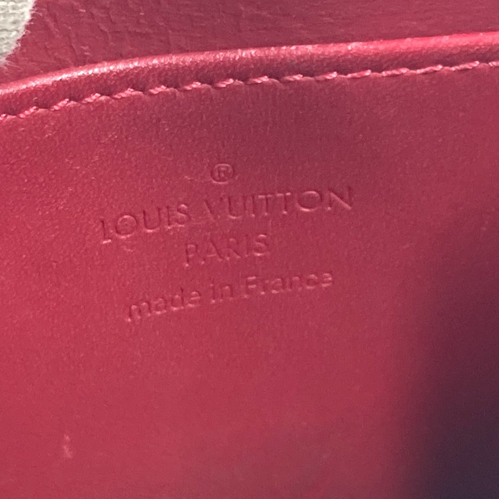 LOUIS VUITTON Coin case M91720 Monogram Vernis Red Monogram Vernis Ray Yule Zip around purse