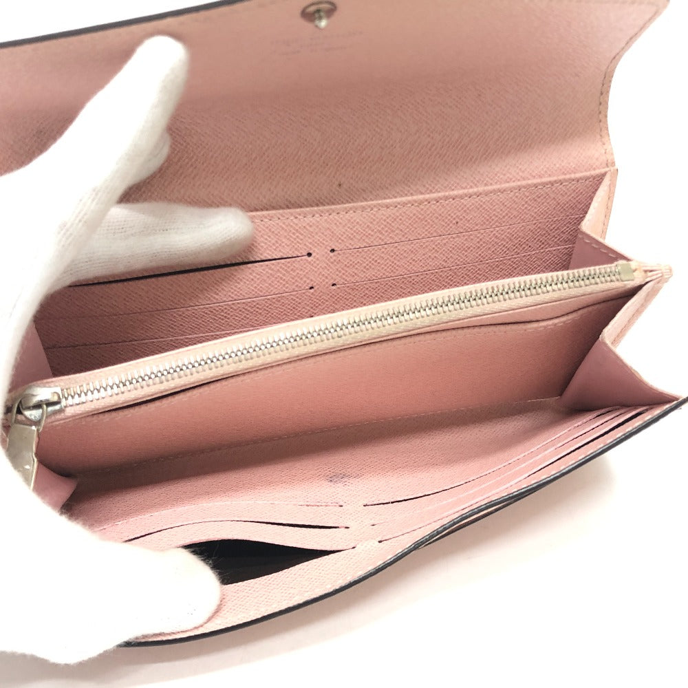 LOUIS VUITTON Long Wallet Purse M61216 Epi Leather pink Epi Portefeuille Sarah