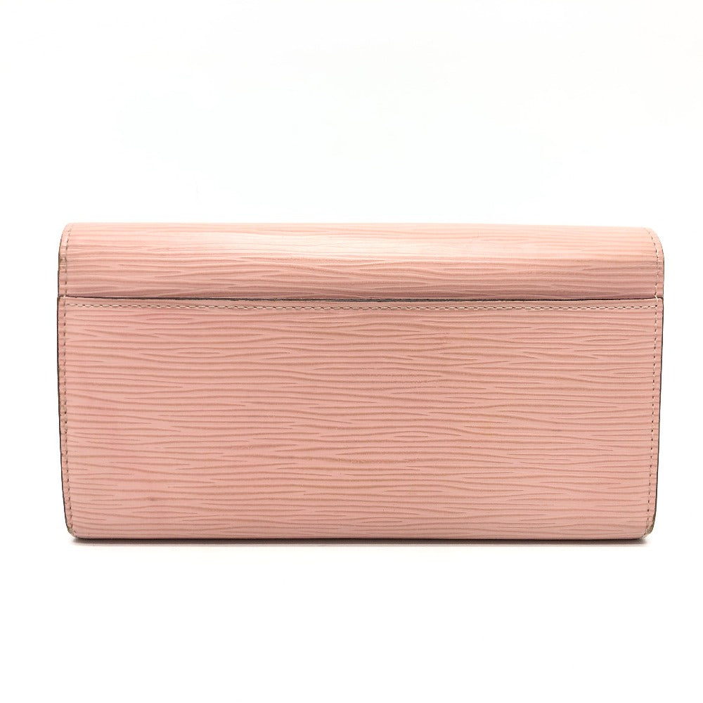 LOUIS VUITTON Long Wallet Purse M61216 Epi Leather pink Epi Portefeuille Sarah