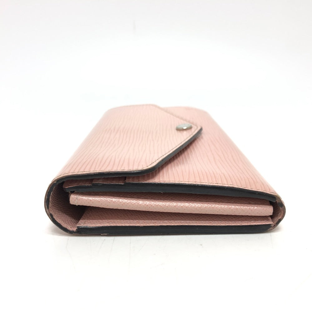 LOUIS VUITTON Long Wallet Purse M61216 Epi Leather pink Epi Portefeuille Sarah