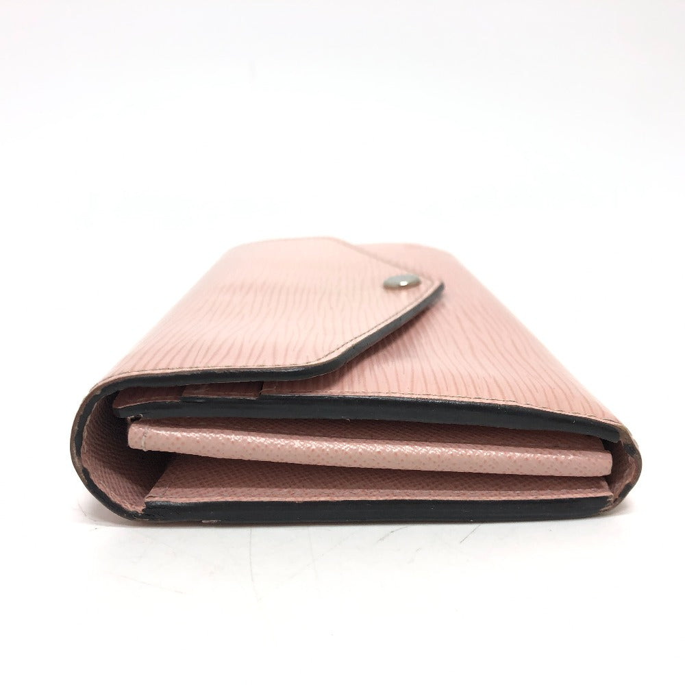 LOUIS VUITTON Long Wallet Purse M61216 Epi Leather pink Epi Portefeuille Sarah
