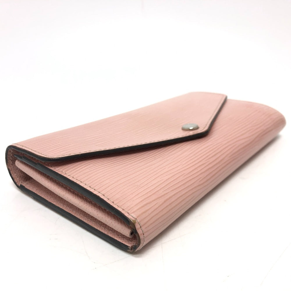LOUIS VUITTON Long Wallet Purse M61216 Epi Leather pink Epi Portefeuille Sarah