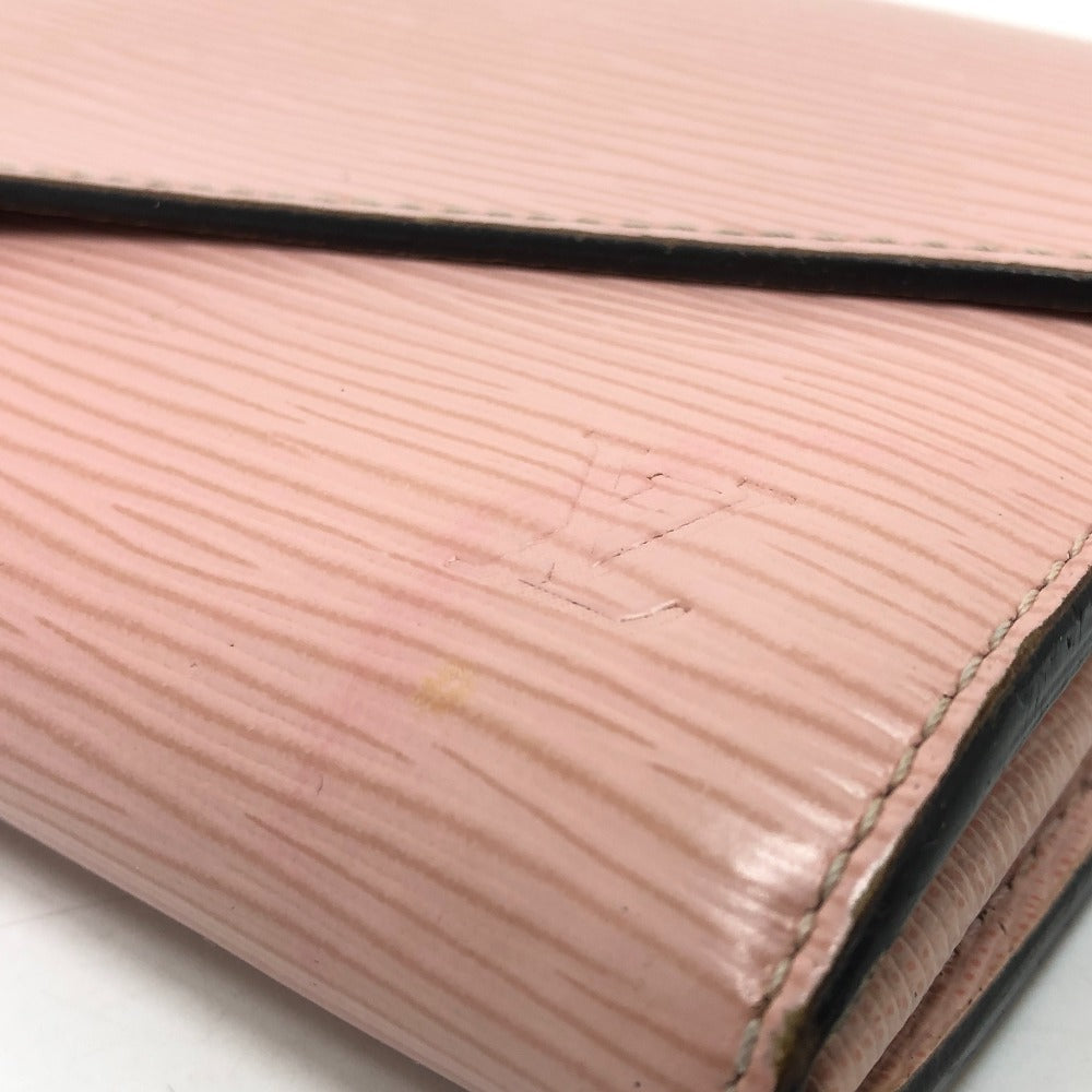 LOUIS VUITTON Long Wallet Purse M61216 Epi Leather pink Epi Portefeuille Sarah